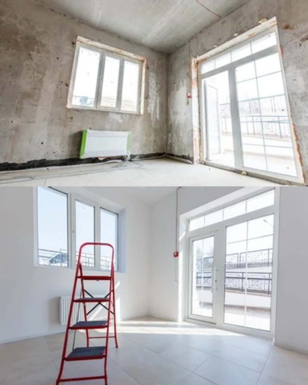 Peinture de chambre — appartement rénové à Genève