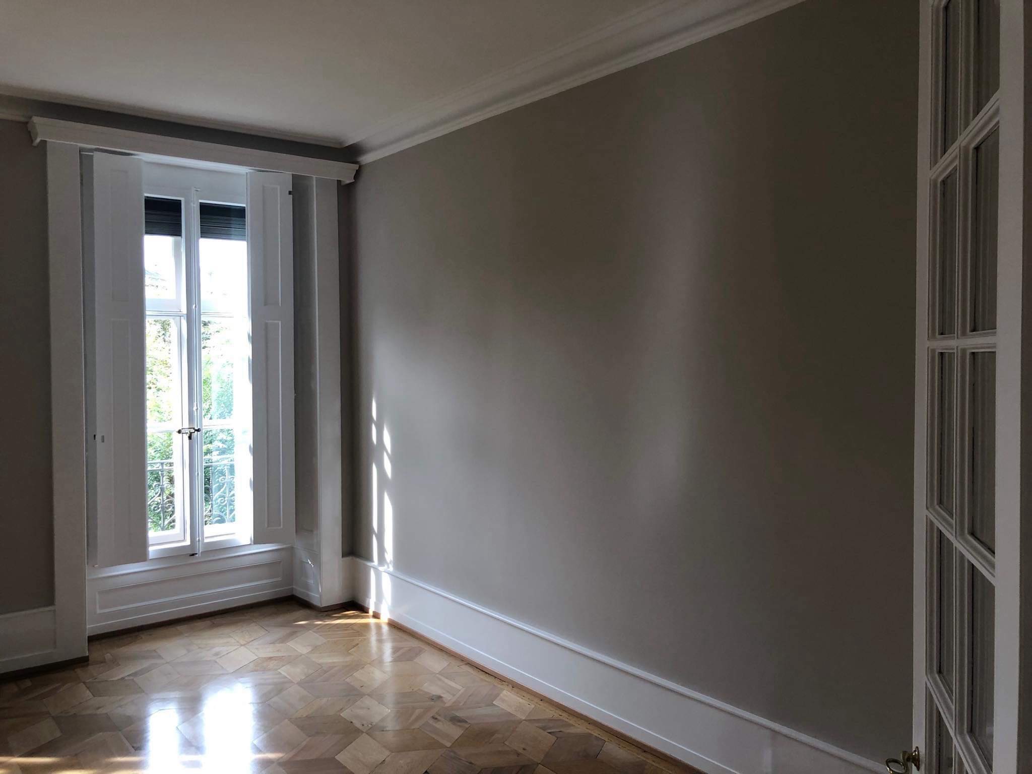 Rénovation intérieure peinture — villa à Genève